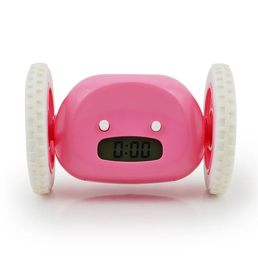 Runaway Wheels Alarm Clock