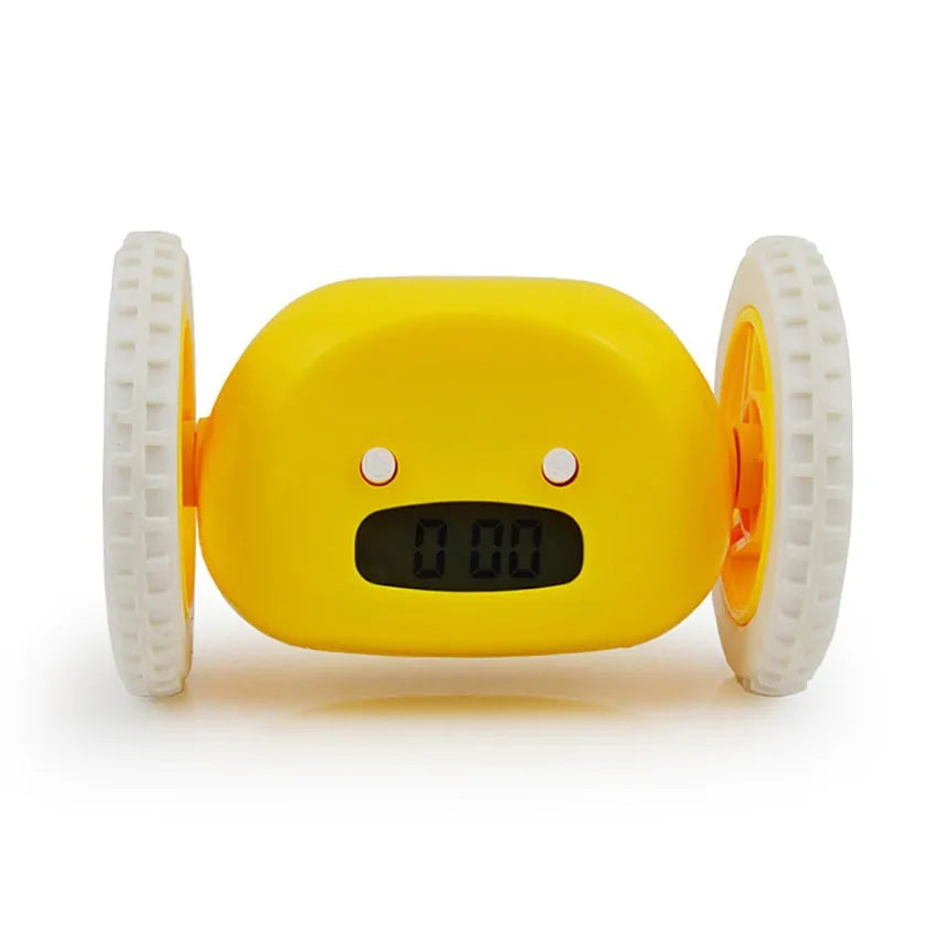 Runaway Wheels Alarm Clock