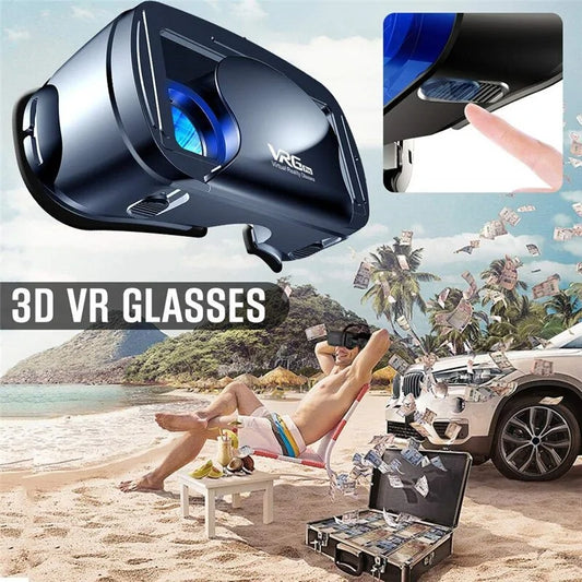 Full Screen Visual Wide-Angle VR Glasses