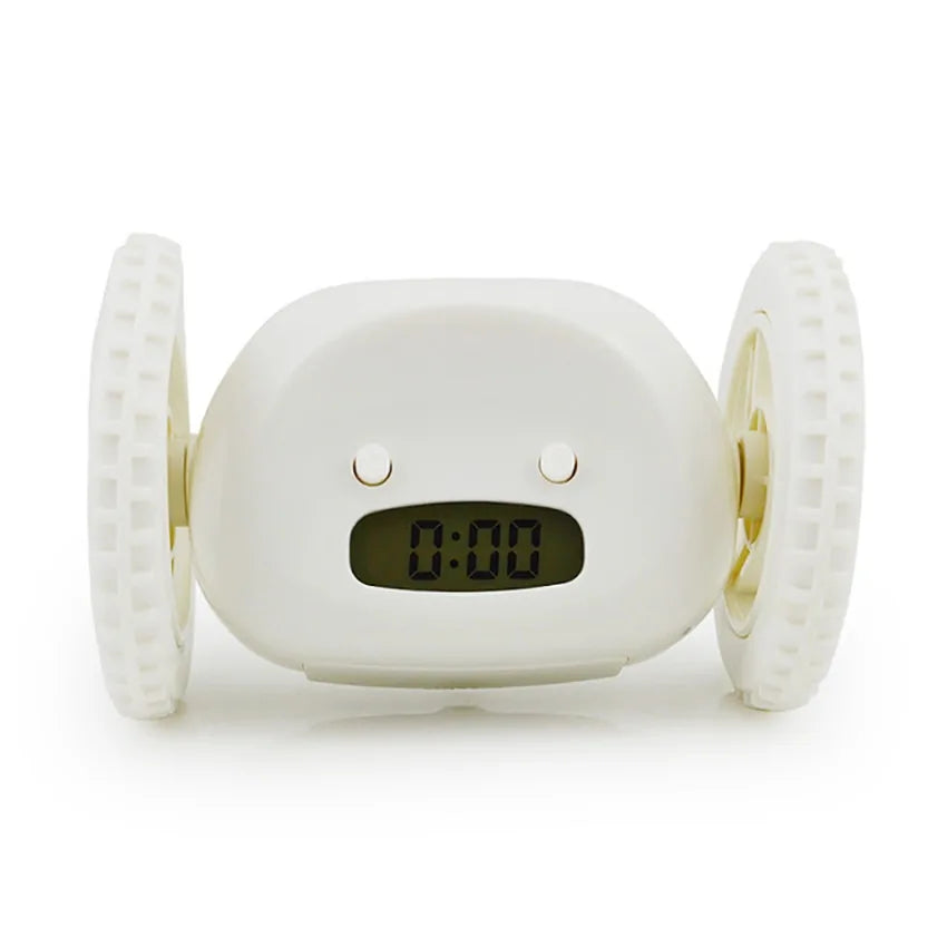 Runaway Wheels Alarm Clock