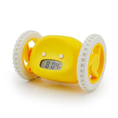 Runaway Wheels Alarm Clock